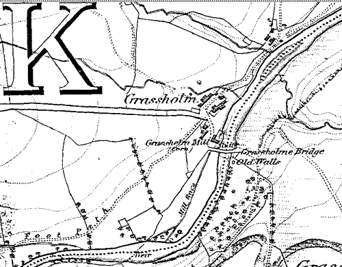 Extract 1 from Historical map of Yorkshire, sheet 004, last modified in 1854