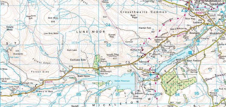 Extract of Ordnance Survey map